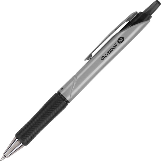 31910 Pilot Acroball Pro RT Ballpoint Pen, Medium 1.0mm, Black Ink,