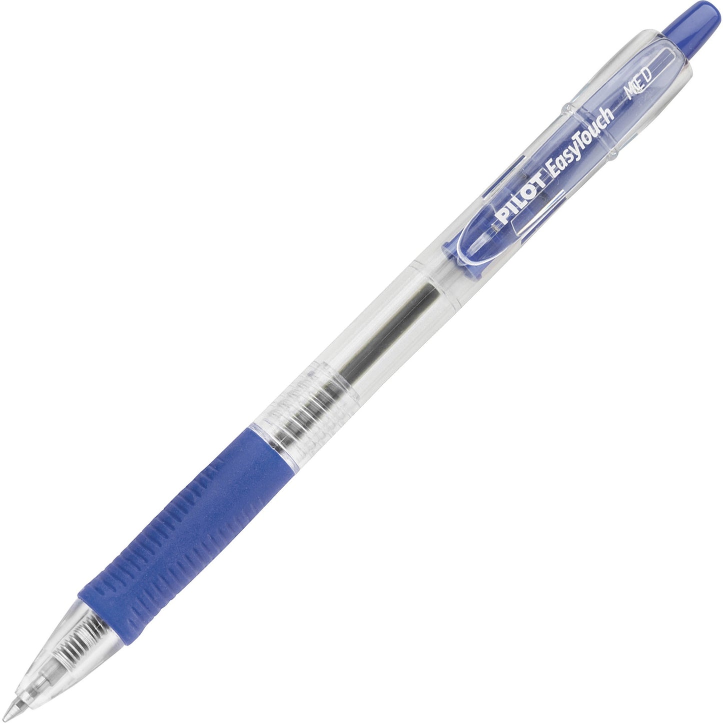 Pilot EasyTouch Refillable; & Retractable Ballpoint Pens, Medium Point (1.0mm), Blue Ink – 12-Pack (32221)