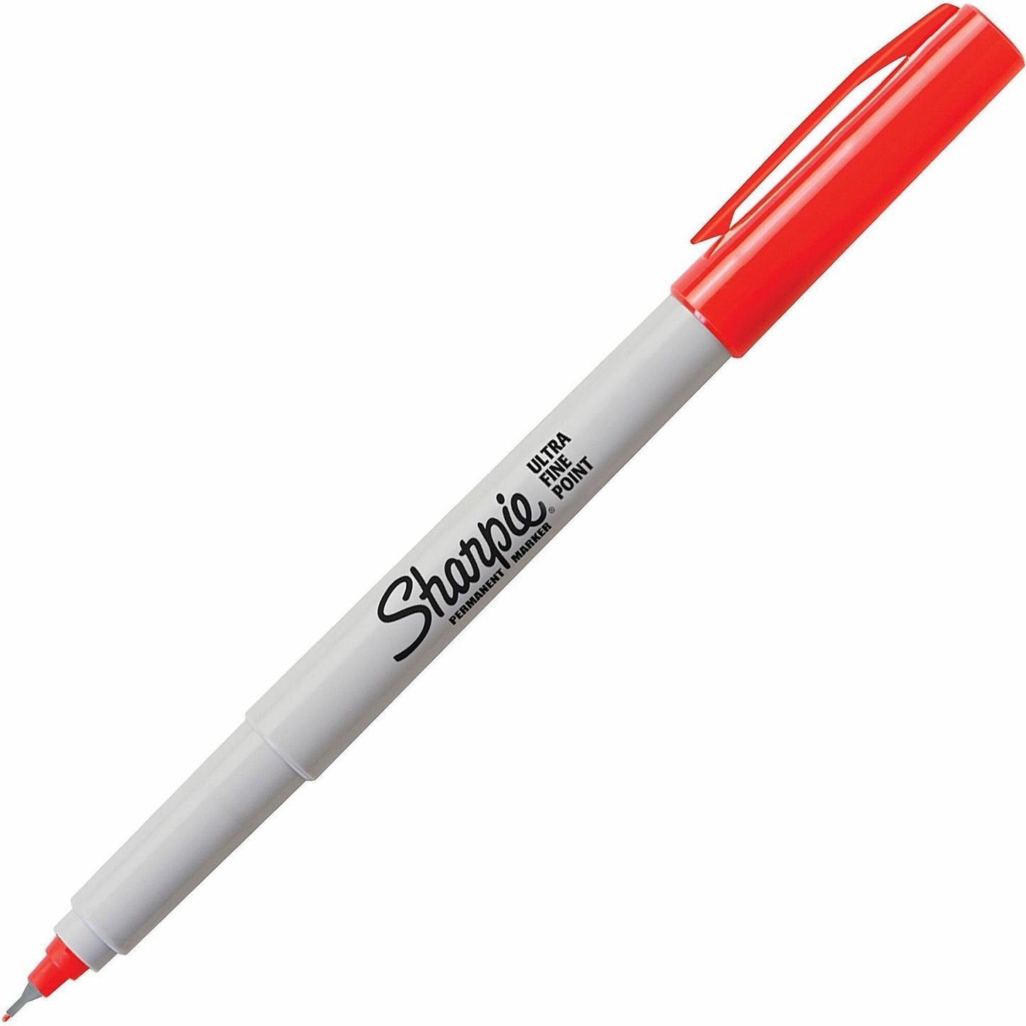 Sharpie Permanent Markers, Ultra Fine Point, Red, 12 Pack (37002)