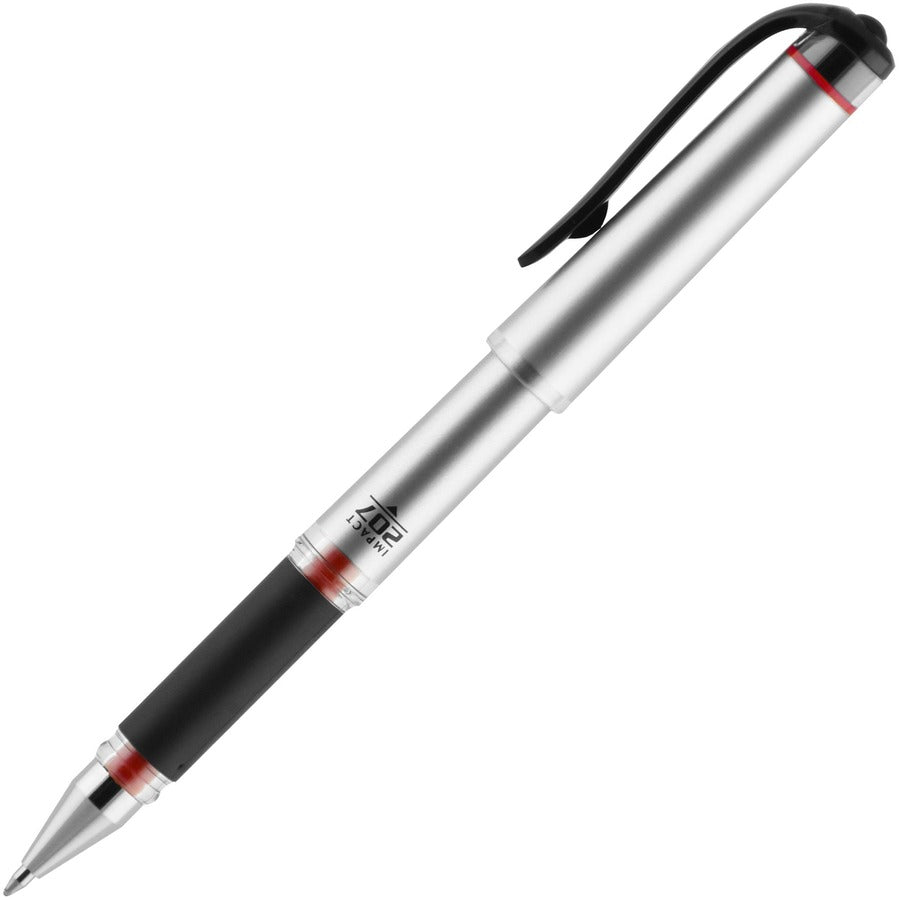 65802 Uni-Ball 207 Impact Gel Pen – Red Ink, Bold 1.0mm, 3-Pack
