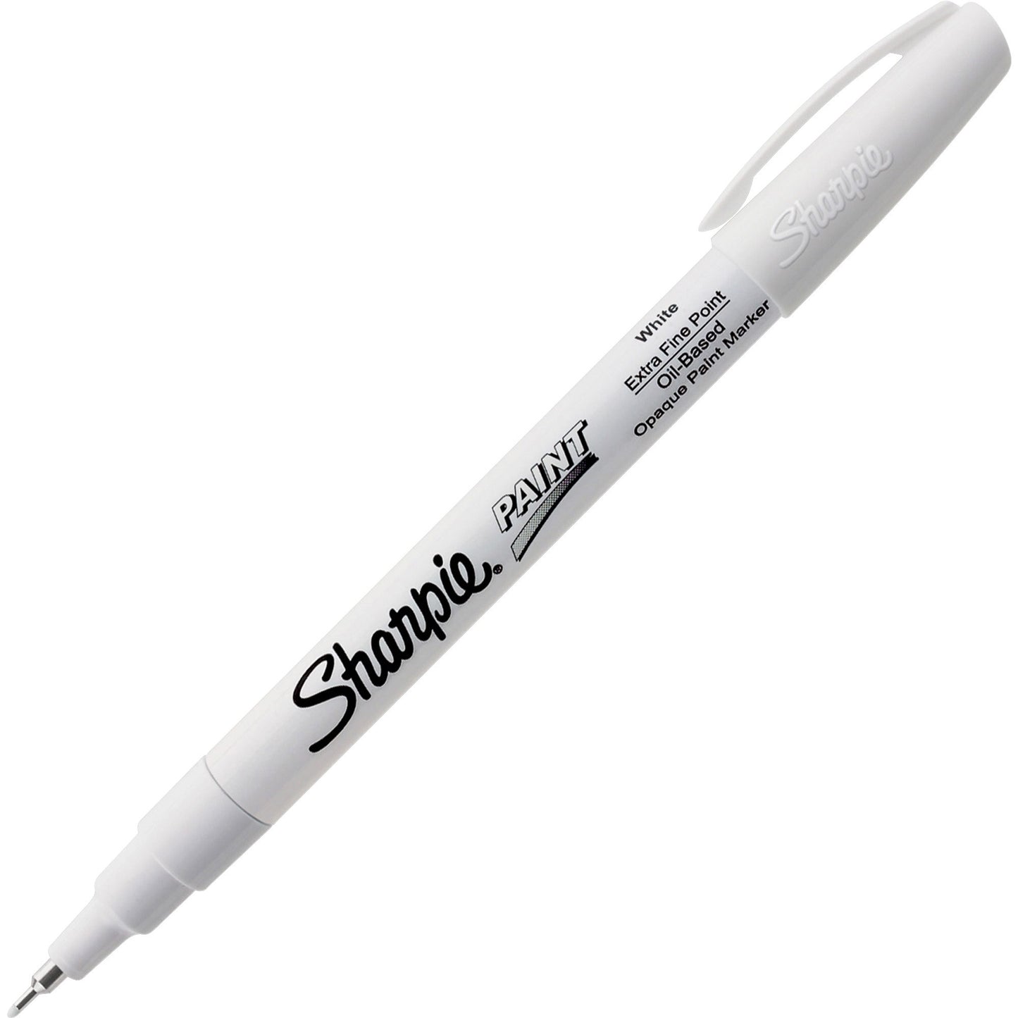 Sharpie Oil-Based Paint Marker, White Ink, Extra Fine Tip, Pack of 1