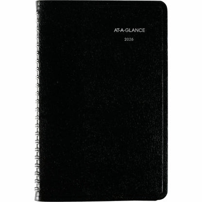 AT-A-GLANCE 2025 Weekly Appointment Book, 5" x 8", Small, Black (G2000026)
