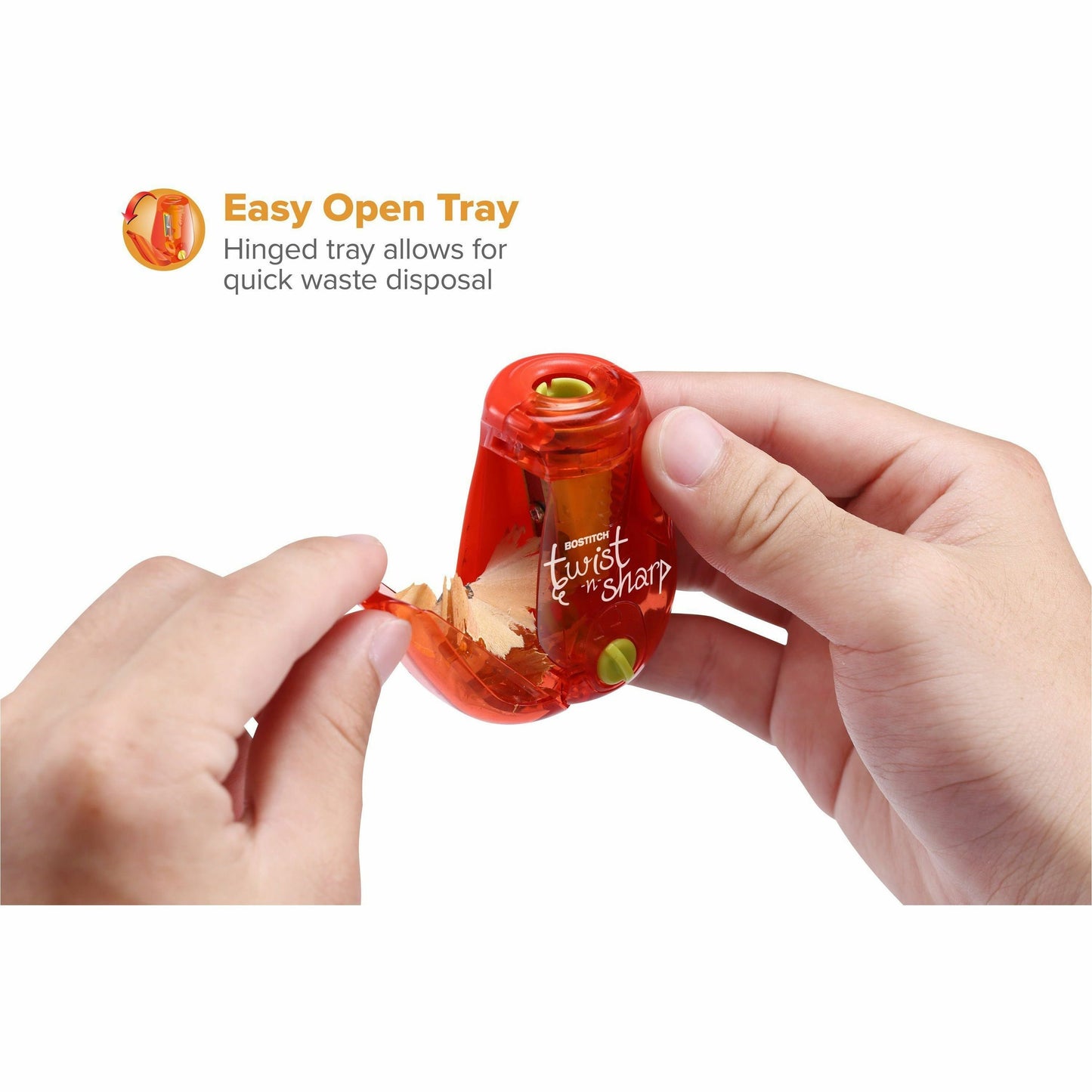 Bostitch Twist-N-Sharp Pencil Sharpener Handheld BOSPS1ADJ - Assorted - Choose Quantity