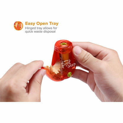 Bostitch Twist-N-Sharp Pencil Sharpener Handheld BOSPS1ADJ - Assorted - Choose Quantity