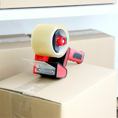 Sparco 3" Packaging Tape Dispenser, 1/EA (SPR68535), Red and Black