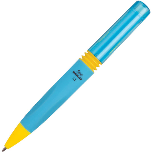 So-Mine Bold Mechanical Pencils 1.3 mm Bold- Black Lead -Blue, 1each