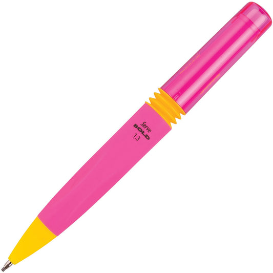 So-Mine Bold Mechanical Pencils 1.3 mm Bold- Black Lead -Pink, 1each