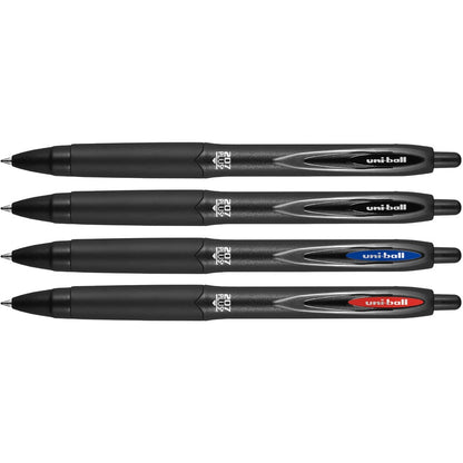 uni-ball 207 Plus+ Retractable Gel Pens, Medium Point, 0.7mm, Assorted Ink, 4pk (70458)