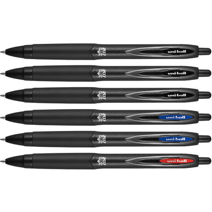 uniball 6pk 207 Plus+ Gel Pen 0.7mm Medium Point Multicolored Ink