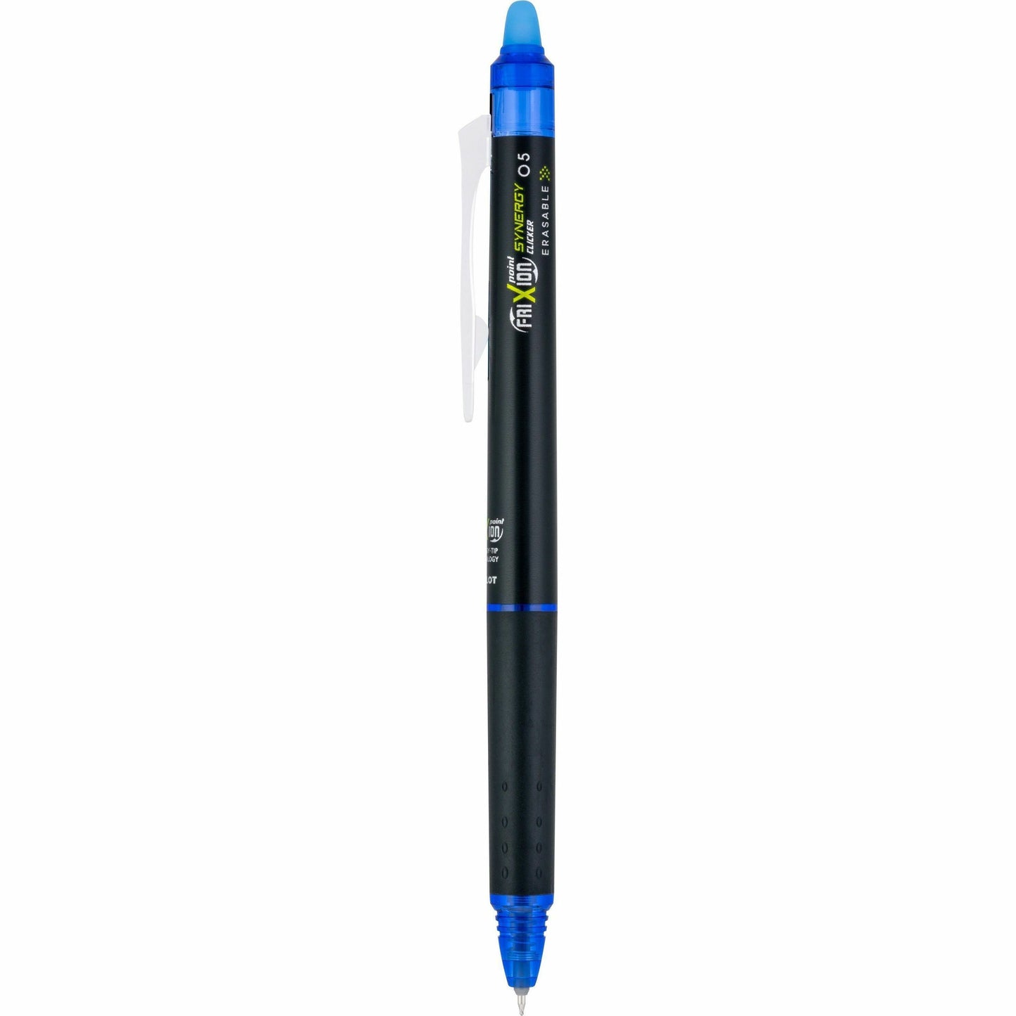 Pilot FriXion Synergy Clicker Erasable Gel Pens – 0.5mm Extra Fine, Blue Ink, 12-Pack