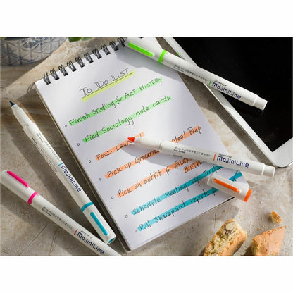 Zebra Pen Mojini Highlighter Set, Soft Chisel Tip, Assorted Colors, 5Pk (70205)