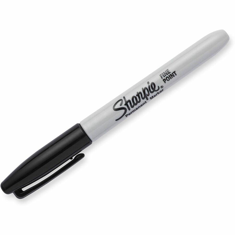 Sharpie Permanent Marker, Fine Tip, Black, 36/Pack (1884739)