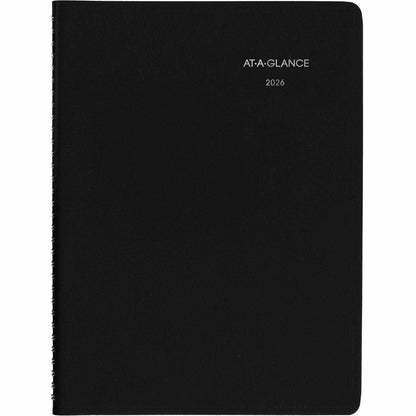 AT-A-GLANCE 2026 Weekly Appointment Book, 8" x 11", Large, Black (G5200026)
