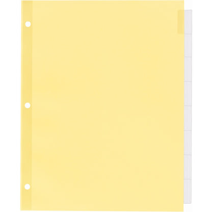 Avery Office Essentials Insertable Dividers, 8-Tab, Letter Size, Buff Paper with Clear Tabs (11468)