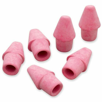 Paper Mate Arrowhead Eraser Caps, For Pencil Marks, Pink, 