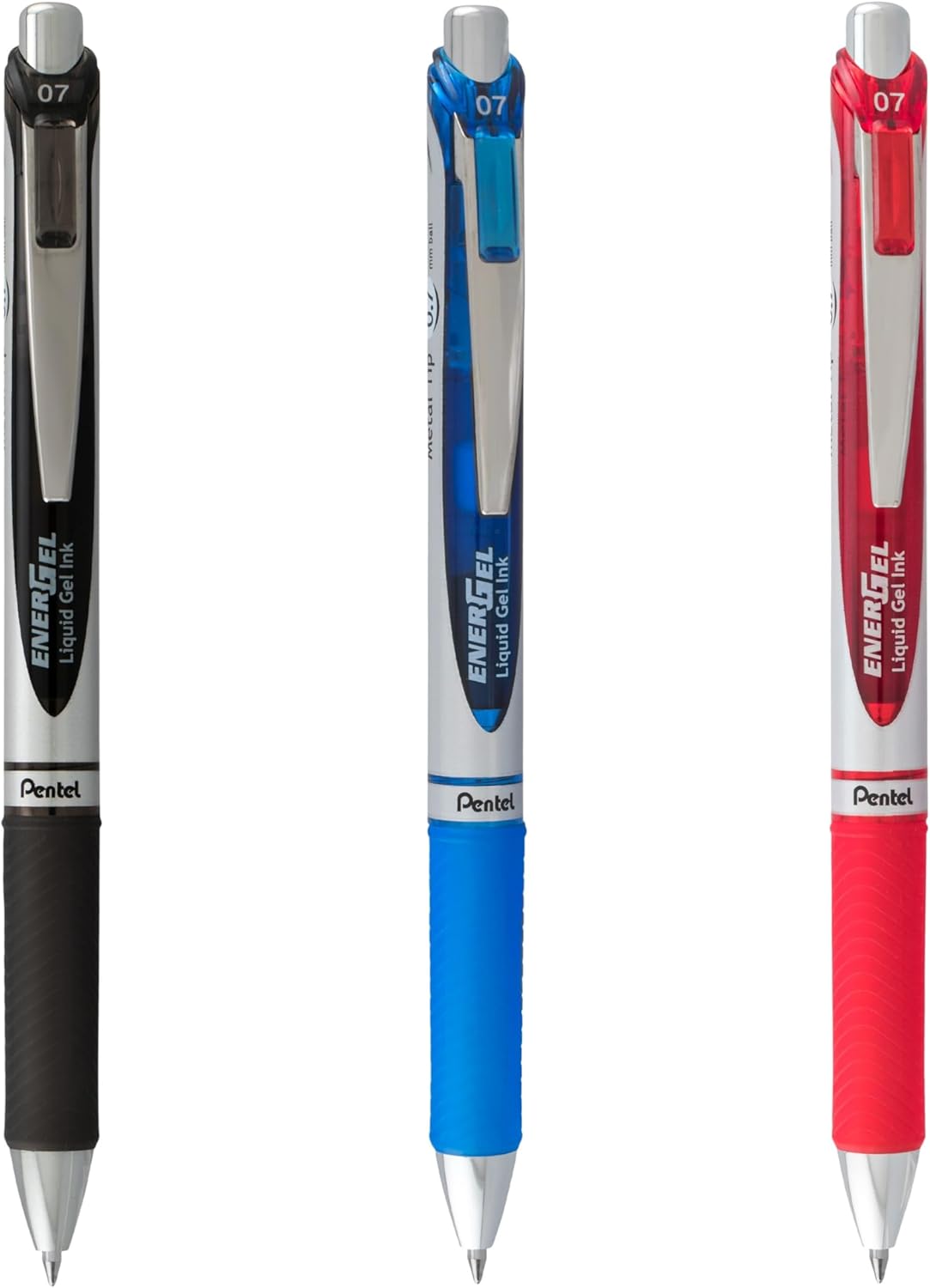 Pentel BL77PC12M1 EnerGel RTX 0.7mm Retractable Gel Pens – Assorted Ink, 12-Pack