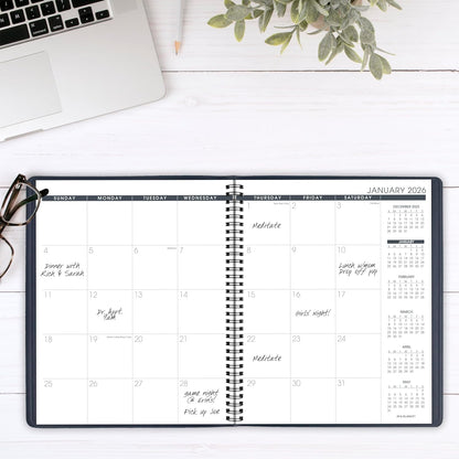AT-A-GLANCE 2026 Planner, Monthly, 9" x 11", Large, Navy (702602026)