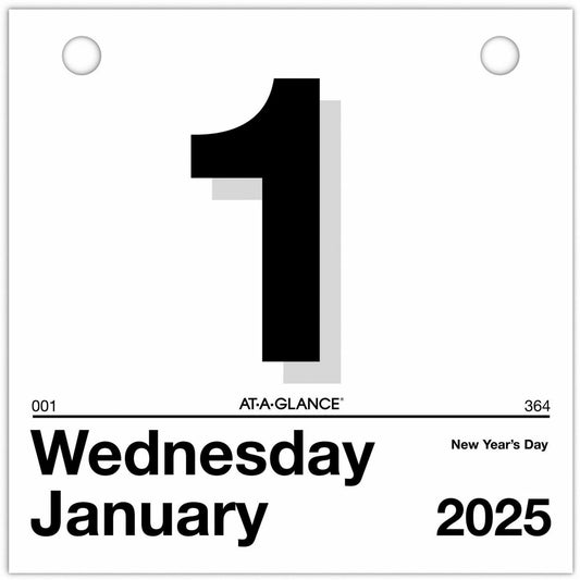 2026 “Today Is” Daily Wall Calendar Refill, 6" x 6", Small (K15026)
