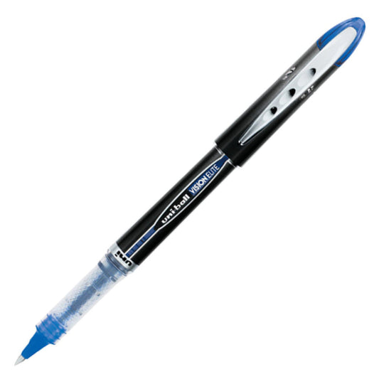 uni-ball Vision Elite Rollerball Pen, Micro Tip, 0.5mm, Blue, 